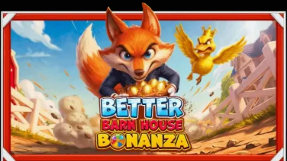 Giao diện trò chơi Better Barn House Bonanza với các biểu tượng hoạt hình nông trại sinh động