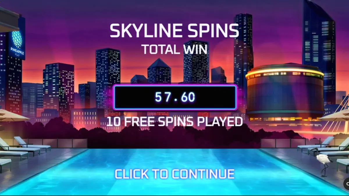 Giao diện trò chơi Midnight Mirage với phong cách neon Miami Vice rực rỡ